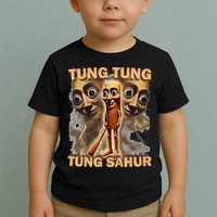 Tung Tung Tung Sahur Funny Meme Brainrot Humor Gen Z Toddler T-Shirt