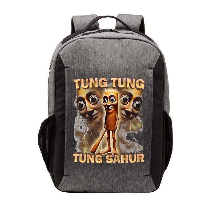 Tung Tung Tung Sahur Funny Meme Brainrot Humor Gen Z Vector Backpack