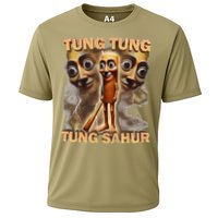 Tung Tung Tung Sahur Funny Meme Brainrot Humor Gen Z Performance Shirt