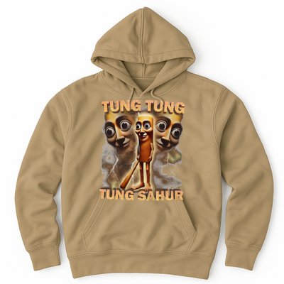 Tung Tung Tung Sahur Funny Meme Brainrot Humor Gen Z Hoodie