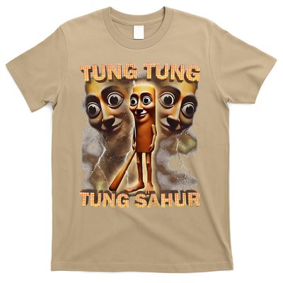 Tung Tung Tung Sahur Funny Meme Brainrot Humor Gen Z T-Shirt
