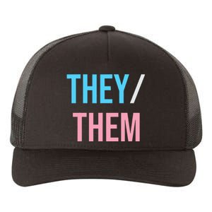 They Them Their Pronouns For Enby Nb Lgbtq Pride Yupoong Adult 5-Panel Trucker Hat