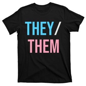 They Them Their Pronouns For Enby Nb Lgbtq Pride T-Shirt