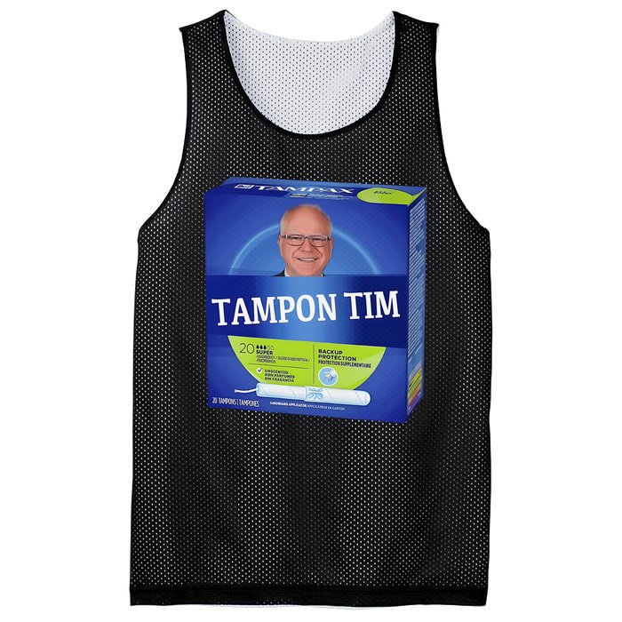 Tampontim Tampon Tim Funny KamalaS Vice President Tim Walz Mesh Reversible Basketball Jersey Tank