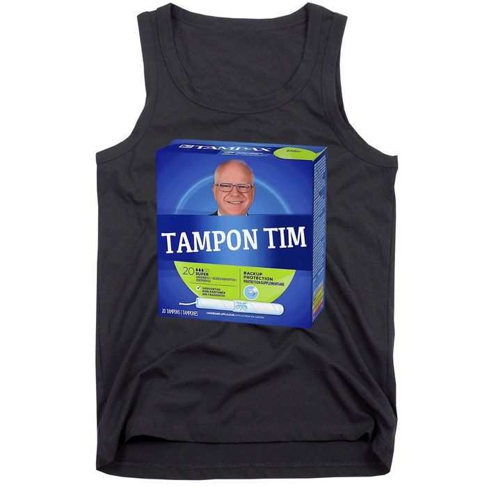 Tampontim Tampon Tim Funny KamalaS Vice President Tim Walz Tank Top