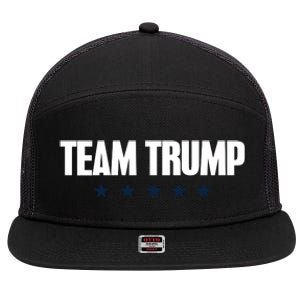 TEAM TRUMP 7 Panel Mesh Trucker Snapback Hat