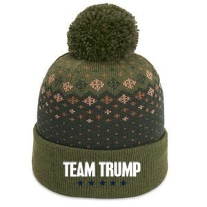 TEAM TRUMP The Baniff Cuffed Pom Beanie