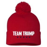 TEAM TRUMP Pom Pom 12in Knit Beanie