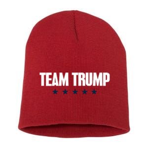 TEAM TRUMP Short Acrylic Beanie