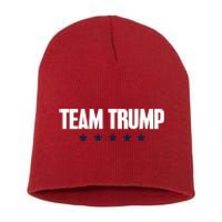 TEAM TRUMP Short Acrylic Beanie