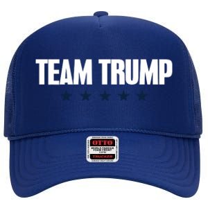 TEAM TRUMP High Crown Mesh Back Trucker Hat