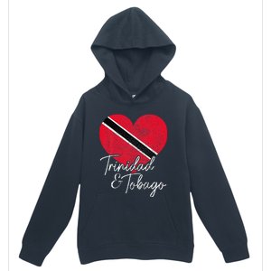 Trinidad & Tobago Trinidadian Tobagonian Flag Heart Pride Urban Pullover Hoodie