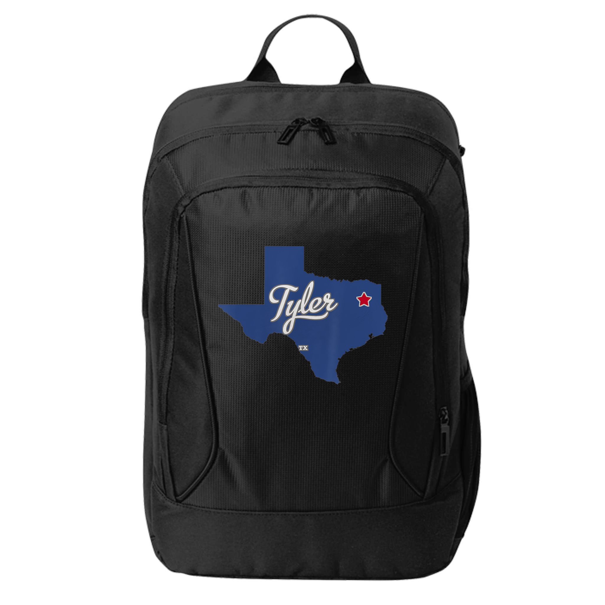Tyler Texas Tx Map Vintage State Athletic Style City Backpack