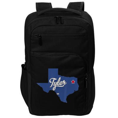 Tyler Texas Tx Map Vintage State Athletic Style Impact Tech Backpack