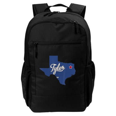 Tyler Texas Tx Map Vintage State Athletic Style Backpack