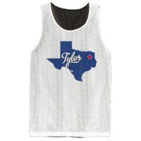 Tyler Texas Tx Map Vintage State Athletic Style Mesh Reversible Basketball Jersey Tank