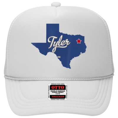 Tyler Texas Tx Map Vintage State Athletic Style Trucker Hat