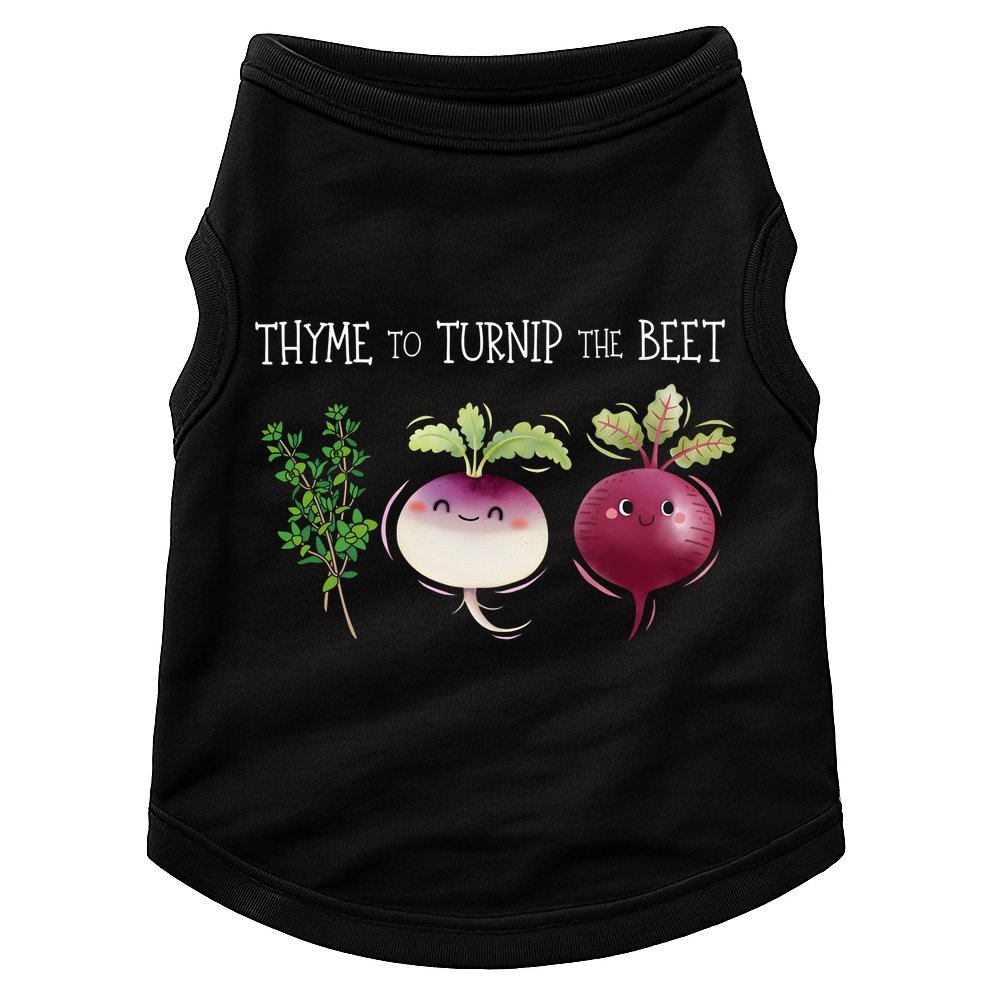 Thyme To Turnip The Beet Vegetable Doggie Tank