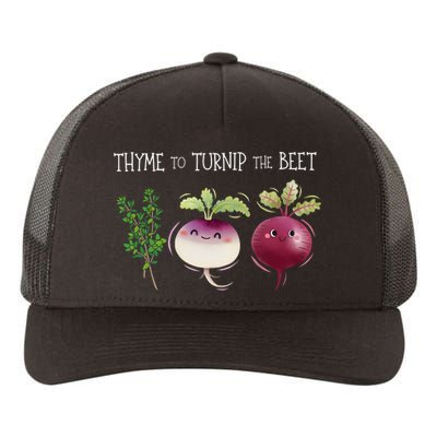 Thyme To Turnip The Beet Vegetable Yupoong Adult 5-Panel Trucker Hat