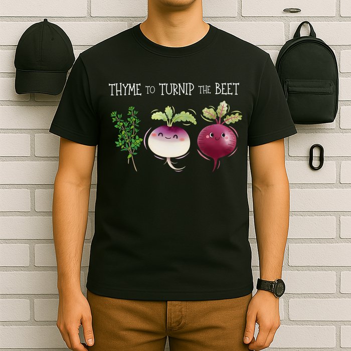 Thyme To Turnip The Beet Vegetable T-Shirt