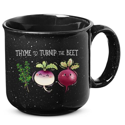 Thyme To Turnip The Beet Vegetable 15oz Campfire Ceramic Mug