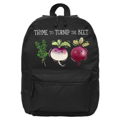 Thyme To Turnip The Beet Vegetable 16 in Basic Backpack