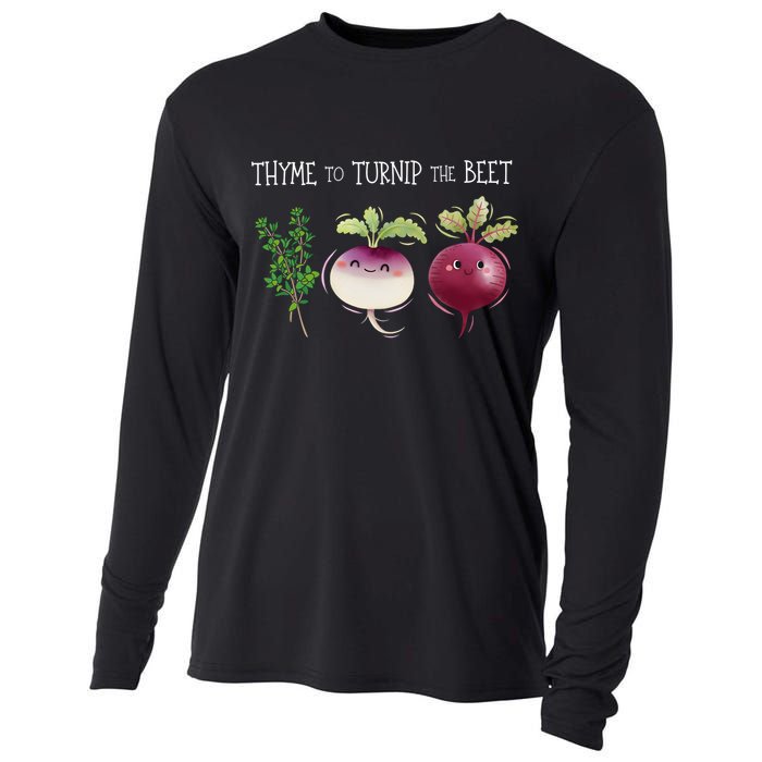 Thyme To Turnip The Beet Vegetable Cooling Performance Long Sleeve Crew