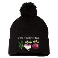 Thyme To Turnip The Beet Vegetable Pom Pom 12in Knit Beanie