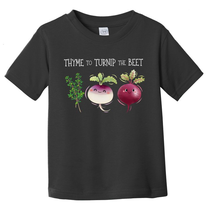 Thyme To Turnip The Beet Vegetable Toddler T-Shirt