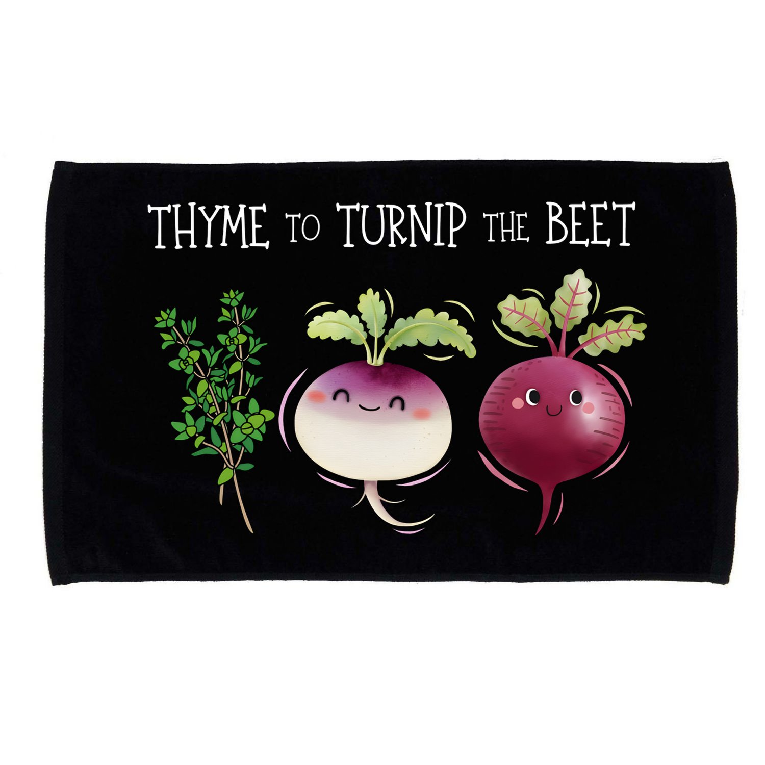 Thyme To Turnip The Beet Vegetable Microfiber Hand Towel