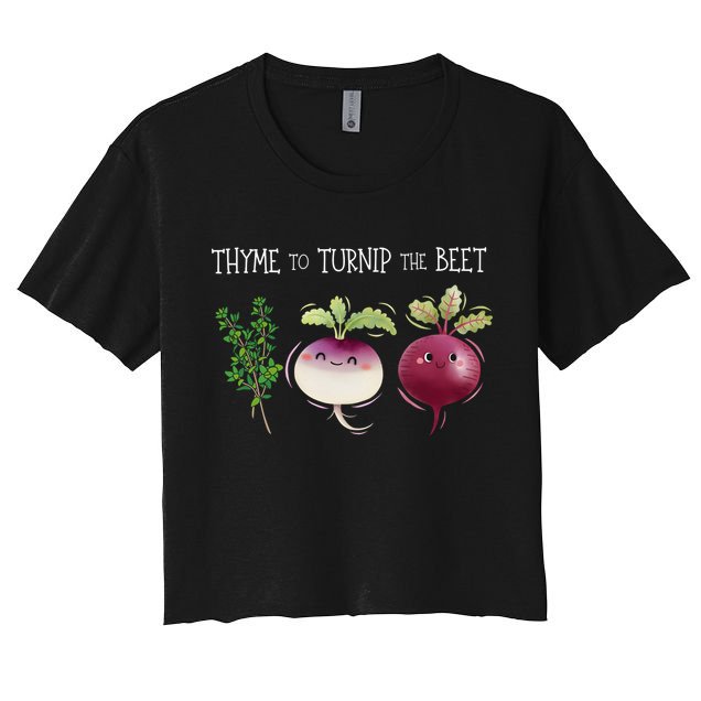 Thyme To Turnip The Beet Vegetable Crop Top
