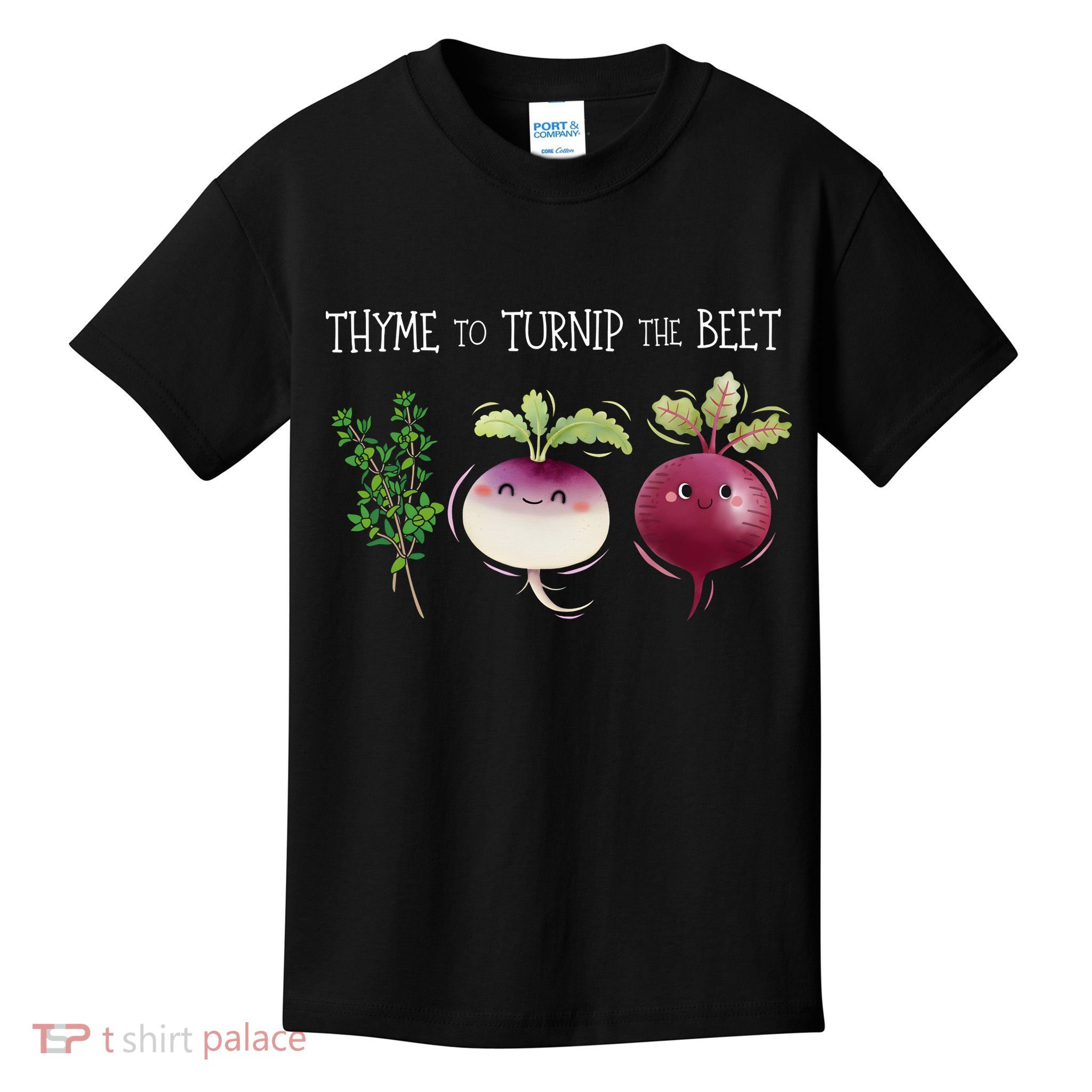 Thyme To Turnip The Beet Vegetable Kids T-Shirt