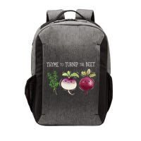 Thyme To Turnip The Beet Vegetable Vector Backpack