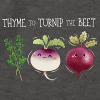 Thyme To Turnip The Beet Vegetable Vector Backpack
