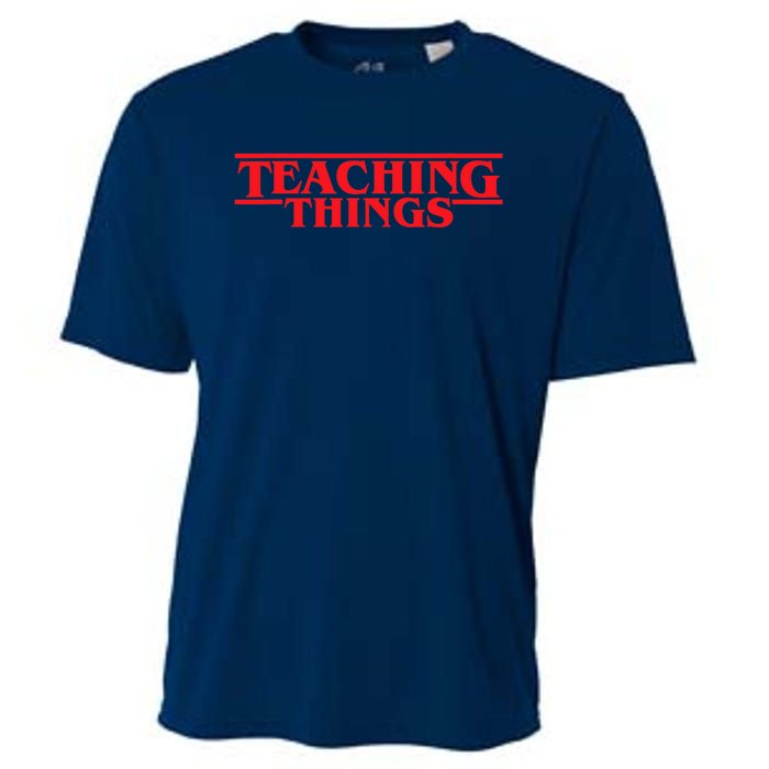 Teaching Things Trend Funny Back To School Teachers Students Cooling Performance Crew T-Shirt