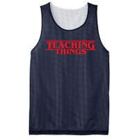 Teaching Things Trend Funny Back To School Teachers Students Mesh Reversible Basketball Jersey Tank