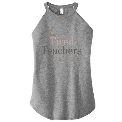 The Tired Teachers Department In My Teacher Era Teacher Life Women's Perfect Tri Rocker Tank