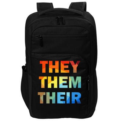 They Them Their Nb Pronoun Pride Impact Tech Backpack