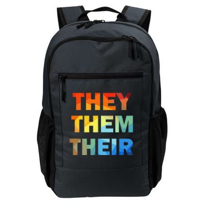 They Them Their Nb Pronoun Pride Daily Commute Backpack