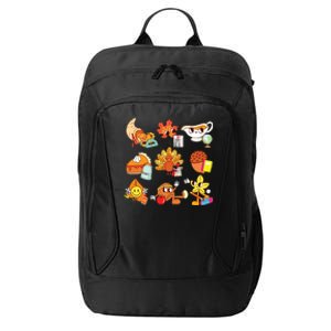 Teacher Thanksgiving City Backpack