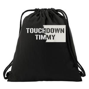 Touchdown Timmy Tim Walz Drawstring Bag