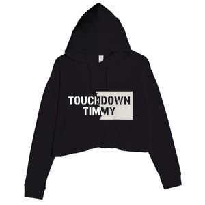 Touchdown Timmy Tim Walz Crop Fleece Hoodie