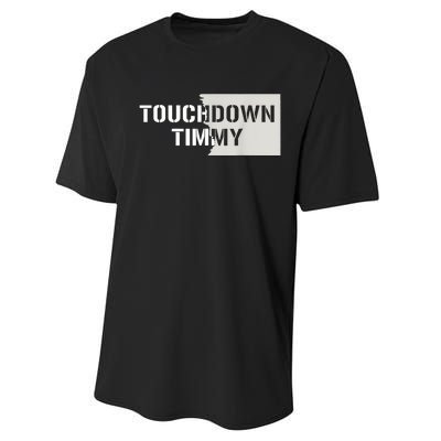 Touchdown Timmy Tim Walz Performance Sprint T-Shirt