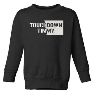 Touchdown Timmy Tim Walz Toddler Sweatshirt