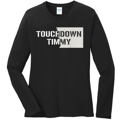 Touchdown Timmy Tim Walz Ladies Long Sleeve Shirt