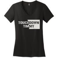 Touchdown Timmy Tim Walz Women's V-Neck T-Shirt