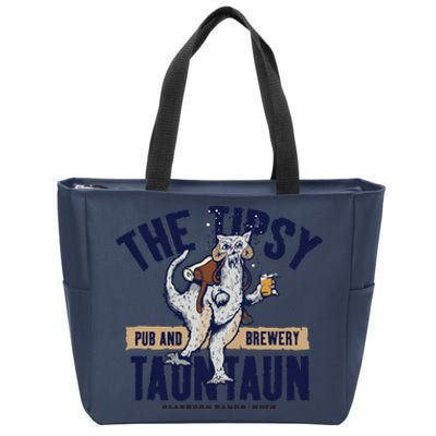 The Tipsy Tauntaun Zip Tote Bag