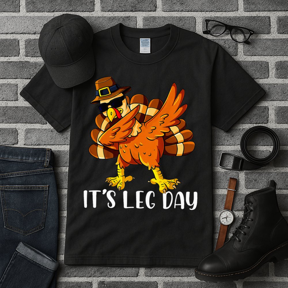Thanksgiving Turkey Trot Fun Family Leg Day Workout Tall T-Shirt