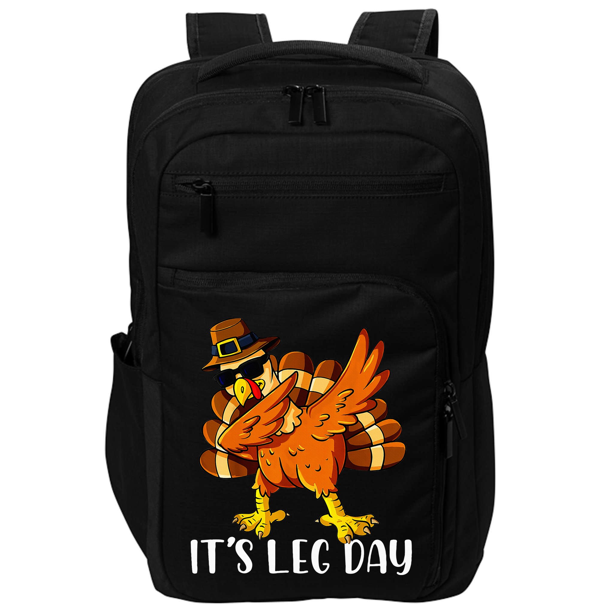 Thanksgiving Turkey Trot Fun Family Leg Day Workout Impact Tech Backpack