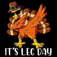 Thanksgiving Turkey Trot Fun Family Leg Day Workout Bucket Hat